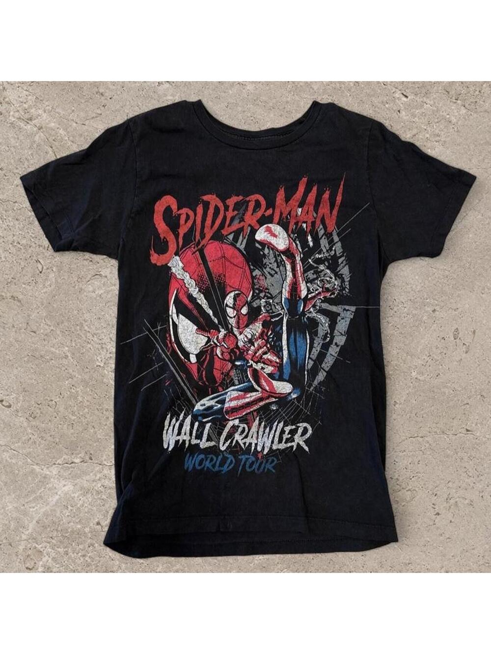 Fire Y2K Marvel Spider-Man graphic tee